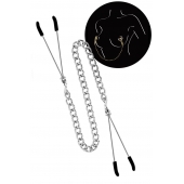Регулируемые зажимы для сосков Sweet Caress Nipple Chain - Sweet Caress - купить с доставкой в Красноярске