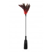 Стек-щекоталка Sweet Caress Feather Whip - 58 см. - Sweet Caress - купить с доставкой в Красноярске