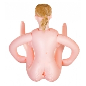 Надувная секс-кукла с реалистичной головой и поднятыми ножками - ToyFa - в Красноярске купить с доставкой