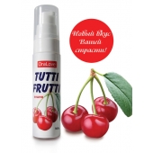 Гель-смазка Tutti-frutti с вишнёвым вкусом - 30 гр. - Биоритм - купить с доставкой в Красноярске