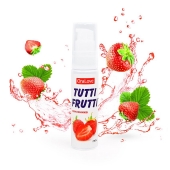 Гель-смазка Tutti-frutti с земляничным вкусом - 30 гр. - Биоритм - купить с доставкой в Красноярске