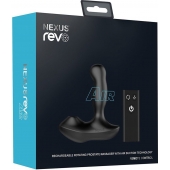 Черный вибратор-ротатор для стимуляции простаты Nexus Revo Air - Nexus Range - в Красноярске купить с доставкой