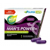 Возбуждающее средство для мужчин Mans Power plus - 10 капсул (0,35 гр.) +1 в подарок - SuperCaps - купить с доставкой в Красноярске