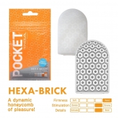 Карманный мастурбатор HEXA-BRICK - Tenga - в Красноярске купить с доставкой
