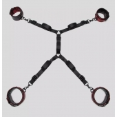 Изысканный набор фиксаций на кровати Reversible Under Mattress Restraint Set - Fifty Shades of Grey - купить с доставкой в Красноярске