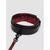 Стильный ошейник с поводком Reversible Faux Leather Collar and Lead - Fifty Shades of Grey - купить с доставкой в Красноярске