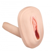 Мастурбатор-вагина с вибрацией и выносным пультом управления REALSTUFF SMOOTH   BALD - Dream Toys - в Красноярске купить с доставкой