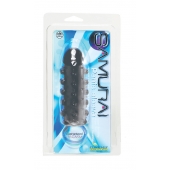 Дымчатая стимулирующая насадка с закрытой головкой SAMURAI PENIS SLEEVE BLACK - 14,5 см. - NMC - в Красноярске купить с доставкой