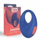 Синее эрекционное кольцо RRRING Casual Date Cock Ring - FeelzToys - в Красноярске купить с доставкой