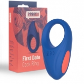 Синее эрекционное кольцо RRRING First Date Cock Ring - FeelzToys - в Красноярске купить с доставкой