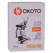 Набор из 4 презервативов OKOTO MegaMIX - Sitabella - купить с доставкой в Красноярске