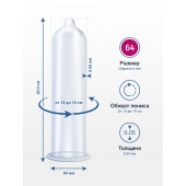 Презервативы MY.SIZE размер 64 - 10 шт. - My.Size - купить с доставкой в Красноярске