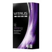 Презервативы с утолщённой стенкой VITALIS PREMIUM strong - 12 шт. - Vitalis - купить с доставкой в Красноярске