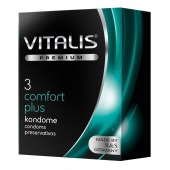 Контурные презервативы VITALIS PREMIUM comfort plus - 3 шт. - Vitalis - купить с доставкой в Красноярске