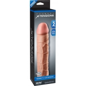 Телесная насадка Fantasy X-tensions Perfect 2  Extension - 20,3 см. - Pipedream - в Красноярске купить с доставкой