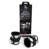 Серо-черные наручники Totally His - Fifty Shades of Grey - купить с доставкой в Красноярске