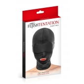 Сплошная маска на голову с прорезью для рта - Fetish Tentation - купить с доставкой в Красноярске