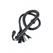 Длинный кожаный кнут с хлопушками на конце - ToyFa - купить с доставкой в Красноярске