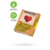 Экологически чистые презервативы Masculan Organic - 3 шт. - Masculan - купить с доставкой в Красноярске