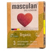 Экологически чистые презервативы Masculan Organic - 3 шт. - Masculan - купить с доставкой в Красноярске