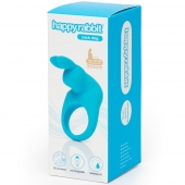 Голубое эрекционное виброкольцо Happy Rabbit Rechargeable Rabbit Cock Ring - Happy Rabbit - в Красноярске купить с доставкой