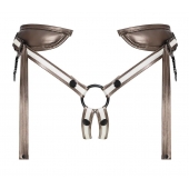 Бронзовый пояс для насадок Desirous Harness - Strap-on-me - купить с доставкой в Красноярске