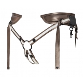 Бронзовый пояс для насадок Desirous Harness - Strap-on-me - купить с доставкой в Красноярске