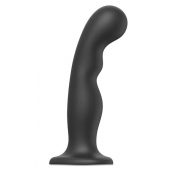 Черная насадка Strap-On-Me Dildo Plug P G size XXL - Strap-on-me - купить с доставкой в Красноярске