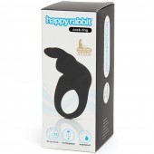 Черное эрекционное виброкольцо Happy Rabbit Rechargeable Rabbit Cock Ring - Happy Rabbit - в Красноярске купить с доставкой