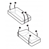 Фиксаторы для кровати WRAPAROUND MATTRESS RESTRAIN - Pipedream - купить с доставкой в Красноярске