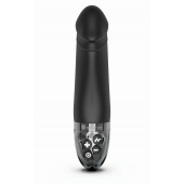 Черный вибратор с электростимуляцией Real Deal Neal - 16,5 см. - MyStim - купить с доставкой в Красноярске