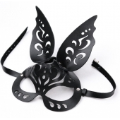 Черная ажурная маска  Зайка  с ушками - Crazy Handmade - купить с доставкой в Красноярске Черная ажурная маска  Зайка  с ушками - Crazy Handmade - купить с доставкой в Красноярске