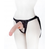 Реалистичный фаллос на поясе Harness - 20,5 см. - LOVETOY (А-Полимер) - купить с доставкой в Красноярске