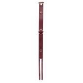 Бордовый ремень Halo Waist Belt - размер L-XL - Shots Media BV - купить с доставкой в Красноярске