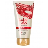 Интимный гель на водной основе Lube Tube Hot с разогревающим эффектом - 150 мл. - ORGIE - купить с доставкой в Красноярске