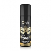 Съедобный гель Dual Vibe Pina Colada с эффектом вибрации и вкусом коктейля пина колада - 15 мл. - ORGIE - купить с доставкой в Красноярске
