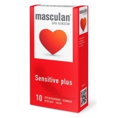 Презервативы Masculan Sensitive plus - 10 шт. - Masculan - купить с доставкой в Красноярске