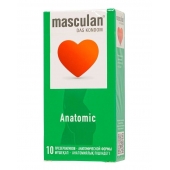 Презервативы анатомической формы Masculan Anatomic - 10 шт. - Masculan - купить с доставкой в Красноярске