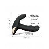 Черный вибромассажер простаты Multi P-Joy с 3 моторами - Dorcel - в Красноярске купить с доставкой