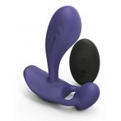 Темно-синий вибромассажер Witty P G Vibrator with Remote Control - Love to Love - в Красноярске купить с доставкой