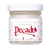Массажная свеча Caramel   Popcorn - 35 мл. - Pecado - купить с доставкой в Красноярске
