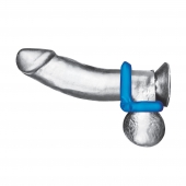 Комплект из 2 эрекционных колец-восьмерок 2-Pack Duo Cock And Ball Stamina Enhancement Ring - BlueLine - в Красноярске купить с доставкой