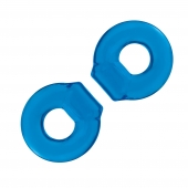 Комплект из двух колец для пениса 2-Pack Ultra-Stretch Stamina Endurance Ring - BlueLine - в Красноярске купить с доставкой
