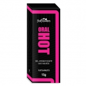 Гель для оральных ласк Oral Hot с согревающим эффектом - 15 гр. - HotFlowers - купить с доставкой в Красноярске