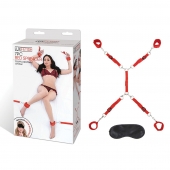 Красная фиксация на матрас Classic Bedspreader - Lux Fetish - купить с доставкой в Красноярске