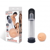 Автоматическая вакуумная помпа-мастурбатор Blowjob Auto Sucker Penis Enlarger Pump - Lux Fetish - в Красноярске купить с доставкой