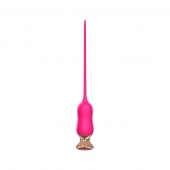 Розовый тонкий стимулятор Nipple Vibrator - 23 см. - I-MOON - купить с доставкой в Красноярске