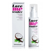 Съедобное согревающее массажное масло Love Me Tender Cocos с ароматом кокоса - 100 мл. - Love to Love - купить с доставкой в Красноярске