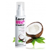 Съедобное согревающее массажное масло Love Me Tender Cocos с ароматом кокоса - 100 мл. - Love to Love - купить с доставкой в Красноярске