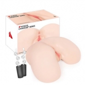 Мастурбатор-полуторс с двойным слоем материала и вибрацией Maria Onahole Real Vagina - KOKOS - в Красноярске купить с доставкой
